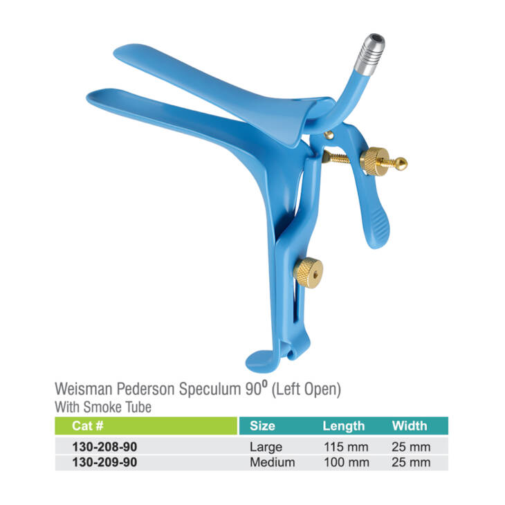 Weisman Pederson Speculum 90° (Left Open)